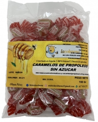 Caramelos de Miel con Propóleo sin Azucar